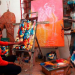 La Brazzavilloise Rhode Makoumbou défend ses repères culturels et sociaux à travers l&#039;art 