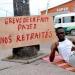 Congo-B : dans un rond-point de Brazzaville, un jeune de la société civile en grève de la faim