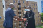 Congo-B-Covid-19-Dons : la SNPC (Christel Sassou) au secours de la « Fondation Congo Assistance » (Antoinette Sassou) Congo-B-Covid-19-Dons : la SNPC (Christel Sassou) au secours de la « Fondation Congo Assistance » (Antoinette Sassou)