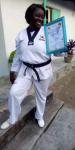 Congo-B : Bibiane Biniakounou, 3ème dan et arbitre de Taekwondo Congo-B : Bibiane Biniakounou, 3ème dan et arbitre de Taekwondo